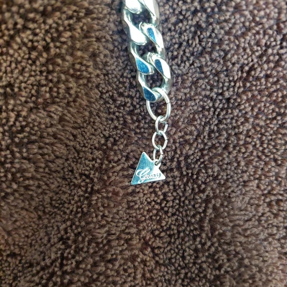 Silvertone Guess Bracelet